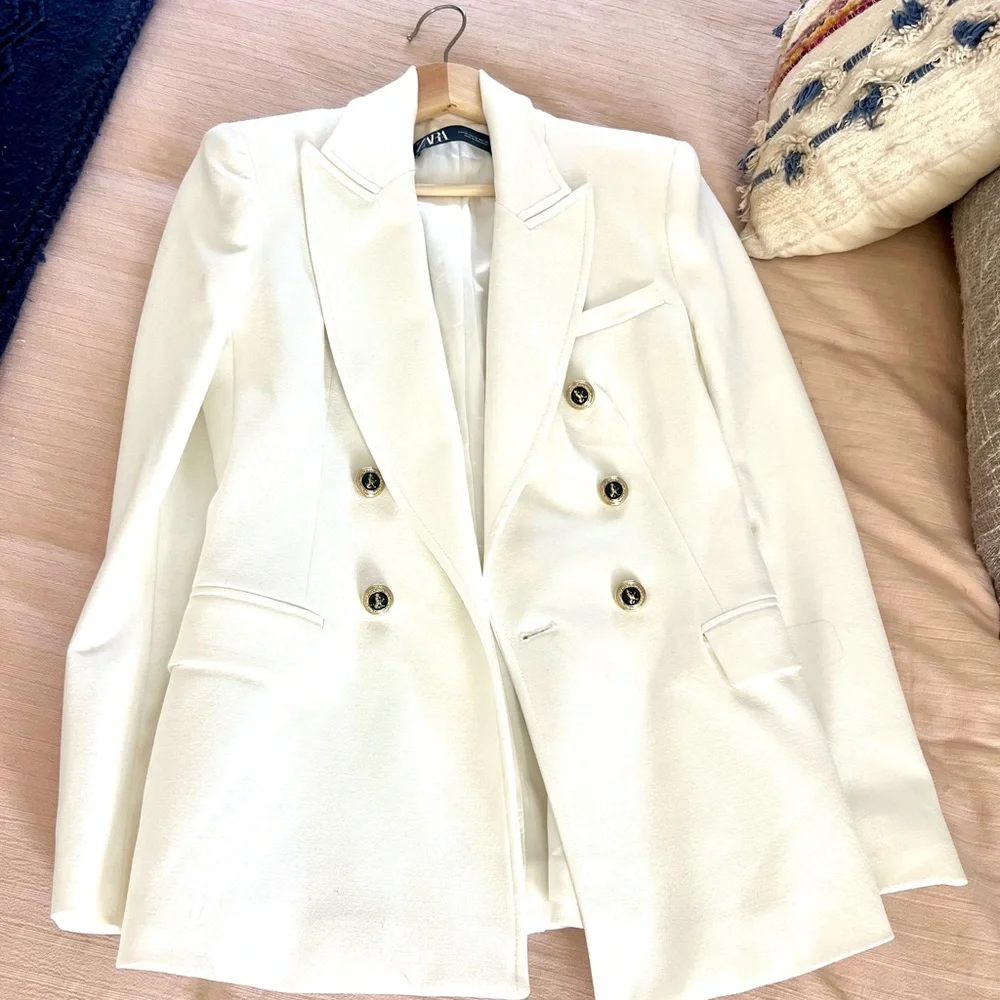 Zara tailored double breasted blazer - Picture 2 of 12